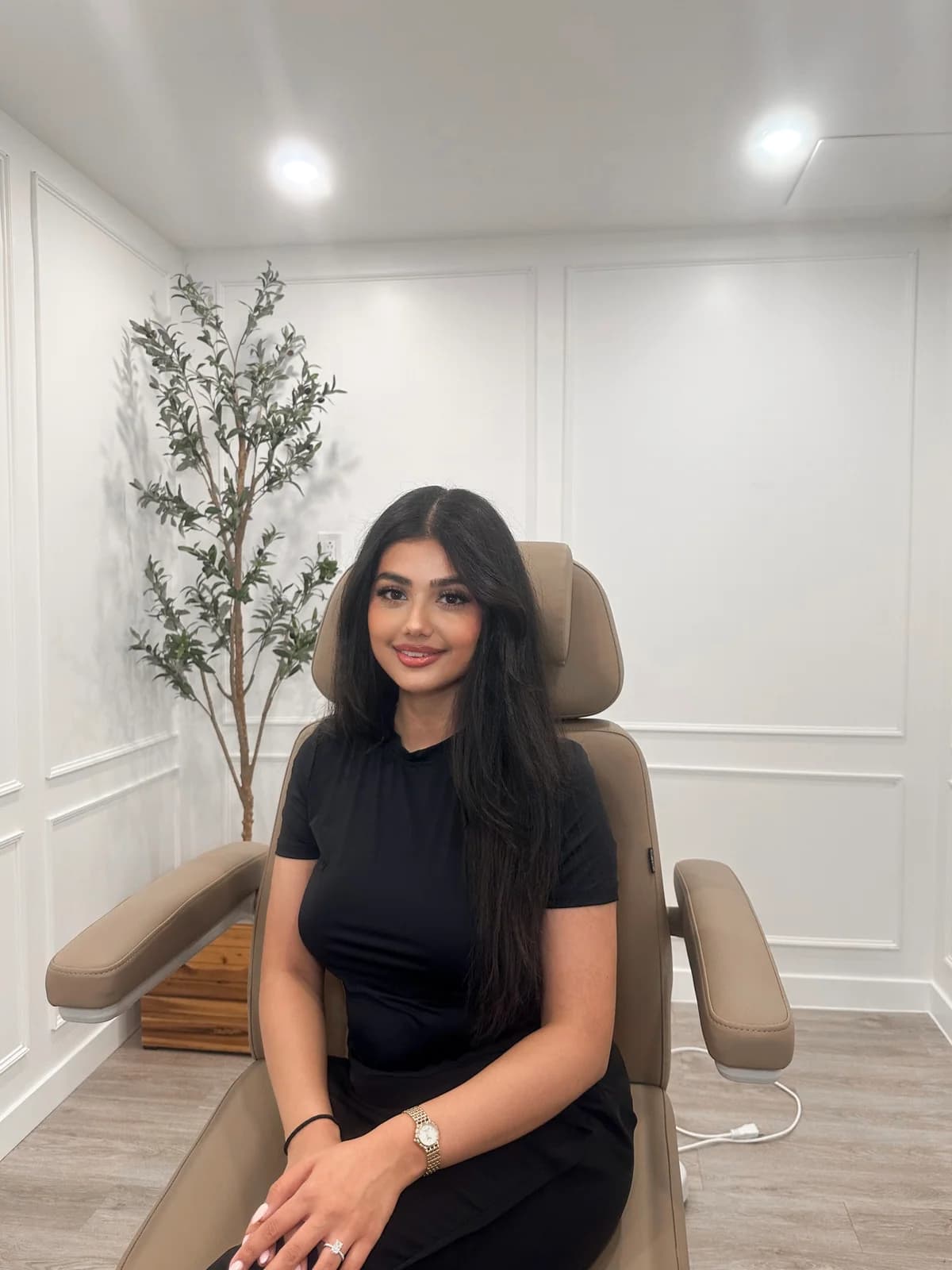 Nurse Tamana, RN performing an injectable treatment at The Injectable Haus
